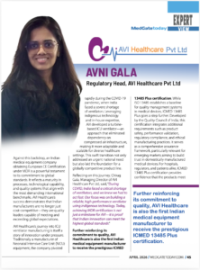 AVI Healthcare CE Certification as per EU MDR ICU Ventilator Medgate Today